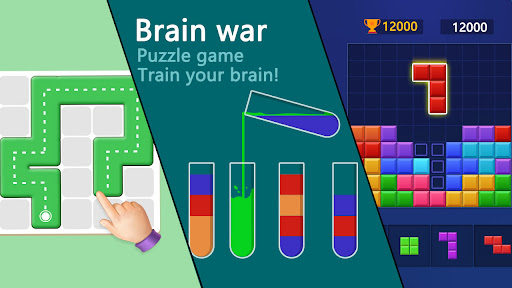 Brain war-puzzle game  screenshots 1