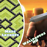 Clash Maps & Wallpapers HD icon