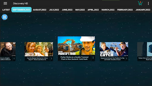Screenshot of Discovery HD (Unofficial)