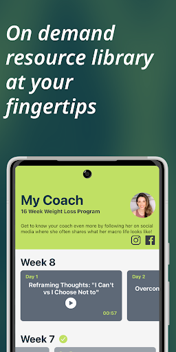 Android application Macro Coach: Weight Loss screenshort