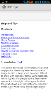 Photo Compress 2.0 Screenshot