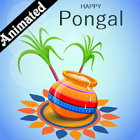 Happy Pongal Animated Stickers