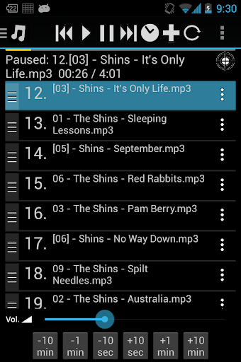 Android application Bright Sound (Audio Player) screenshort