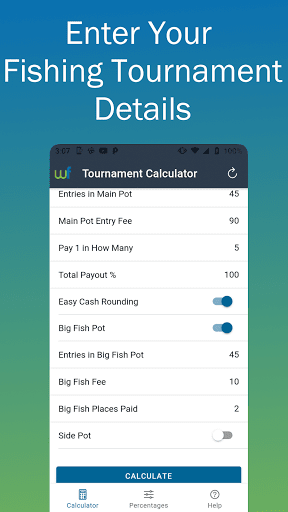 Android application Tournament Calc screenshort