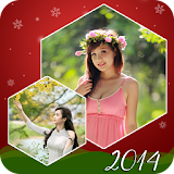 Edit photo with square frames icon