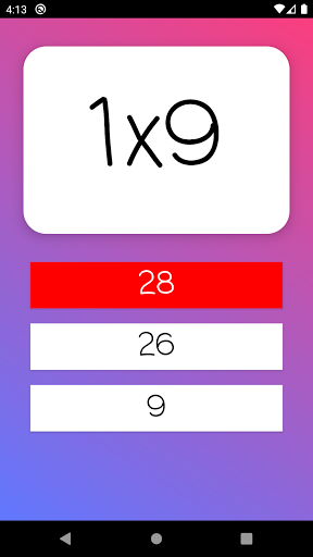 Multiplication Table - Easy Math App