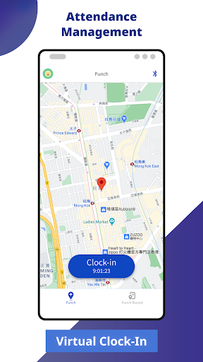 Android application Essence HR - Clock In screenshort