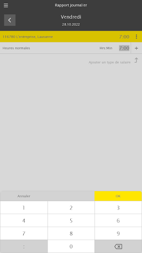 Altrajob Time Screen 3