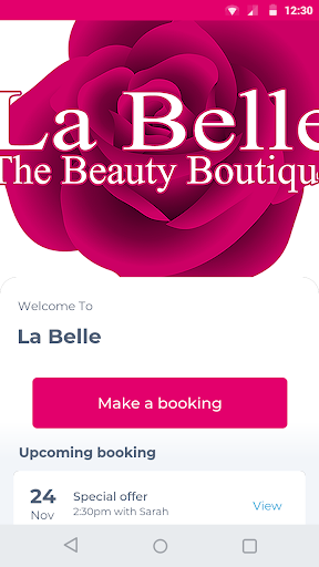 Android application La Belle screenshort