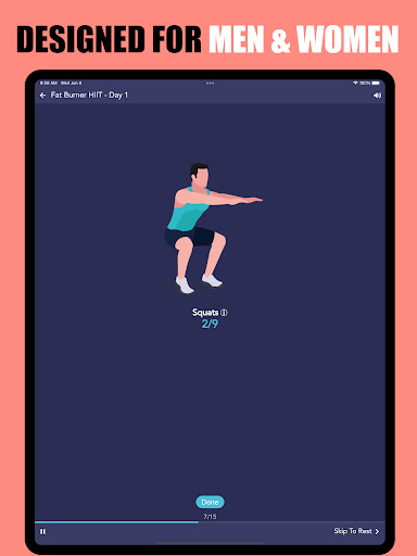 Screenshot of Workout At Home: No Equipment