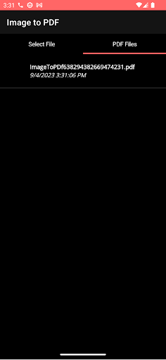 Photo to PDF Converter Screen 2