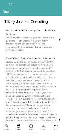 EcoHealth Wellness Center Screen 2