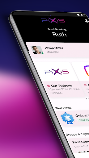 Android application Pixis Drones ClientHub screenshort