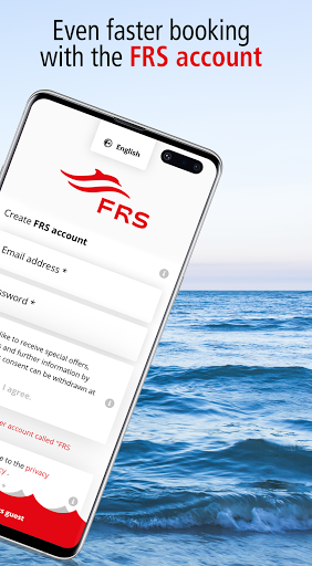 FRS Travel - Book your ferry Screen 2