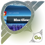 Blue Glows GO SMS icon