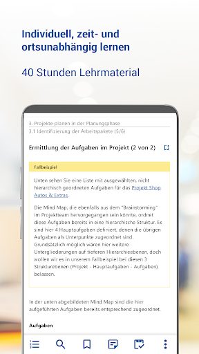 Projektmanagement lernen Screen 3