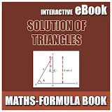 Maths Solutions of triangles Formula Book icon