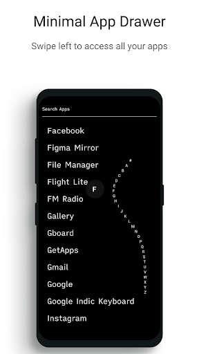 Indistract Minimalist Launcher - Personalization - apps