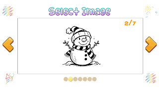 Snowman Christmas Color Book - Screenshot 2