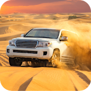 Crazy Drifting desert Jeep  -Safari prado race 20
