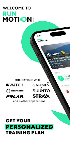 Android application RunMotion Coach - Running screenshort