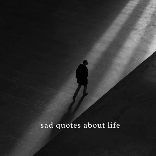 Sad quotes about life:statuses logo