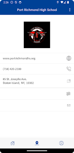 Android application PRHS screenshort