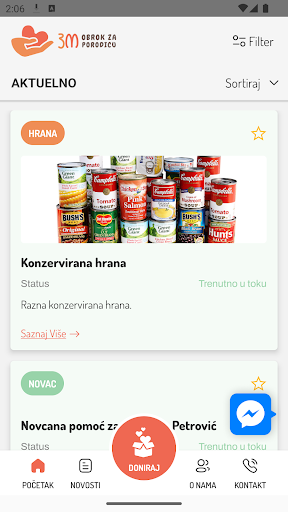 Android application Obrok za porodicu 3M screenshort