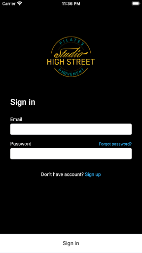 Android application Studio High Street Movement screenshort