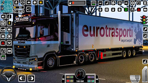 Android application Euro Truck Driving Games 3D screenshort