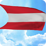 3D Austria Flag Wallpaper Free icon