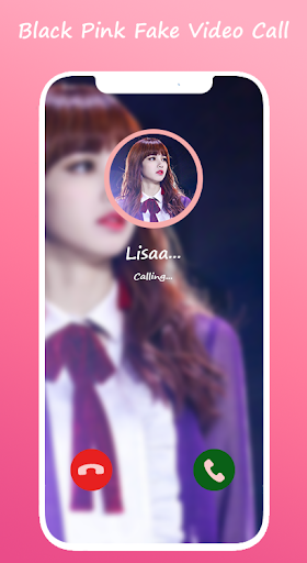 BlackPink Fake Call Simulation Screen 3