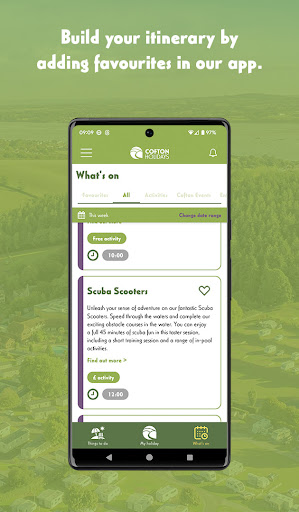 Cofton Holidays Guide Screen 3