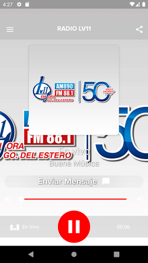 Android application Radio lv11 screenshort