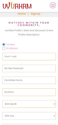 Vyvaham.com Screen 3