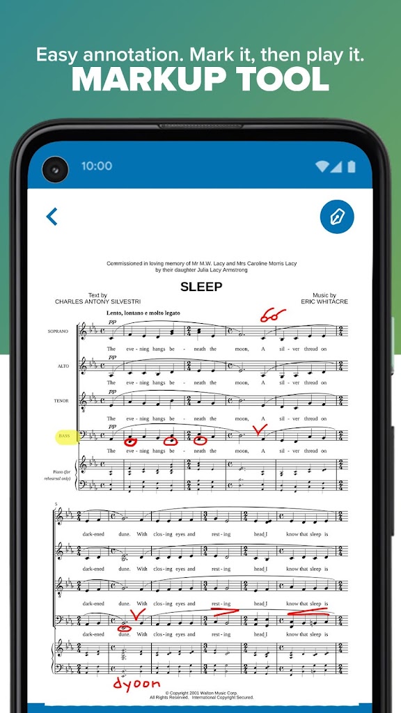 Musicnotes Sheet Music Player Screenshot 4