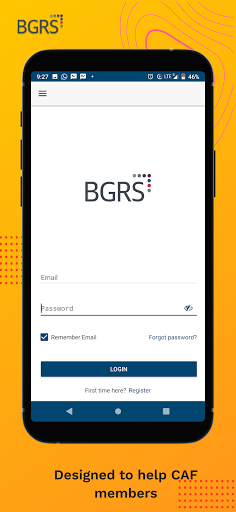 Android application BGRSGuide screenshort