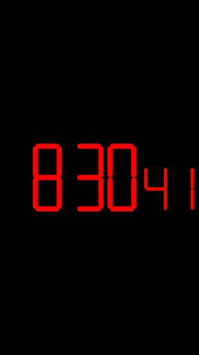 Digital Clock Seconds Screen 2