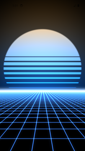 Screenshot of Retrowave Live Wallpapers