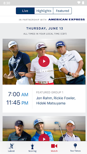 2021 U.S. Open Golf Championship screenshot 3
