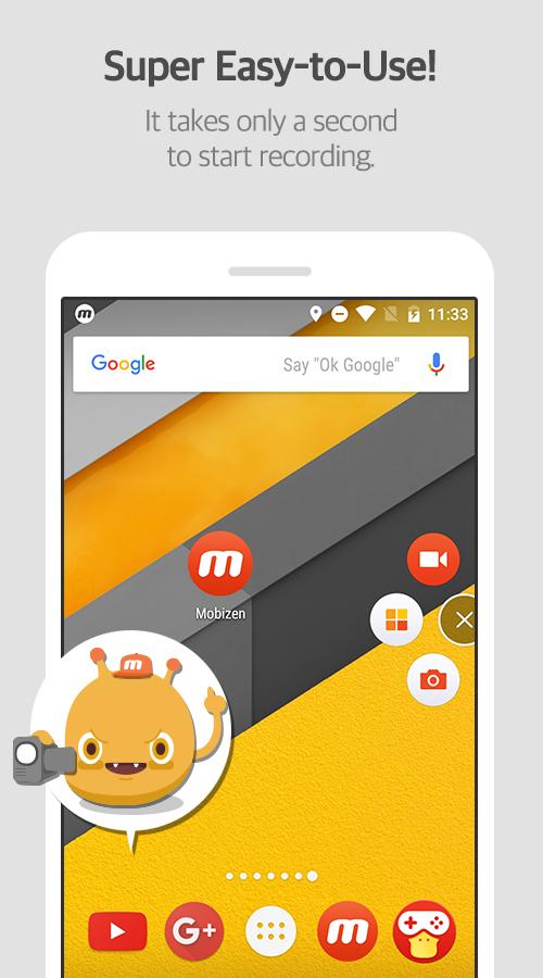 Android application Mobizen Recorder for Samsung screenshort