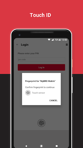 MyBRD Mobile Screen 3