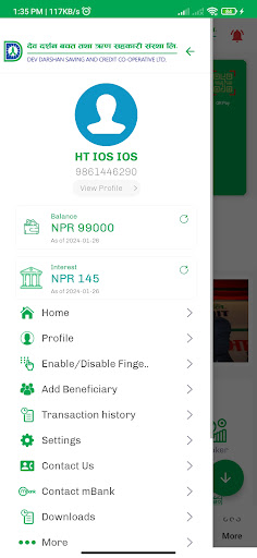Dev Darshan Mobile App Screen 2