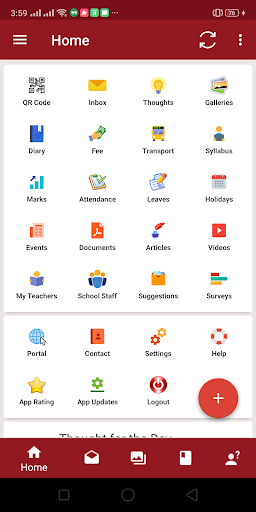 Seema Koramangala Parent App Screen 3