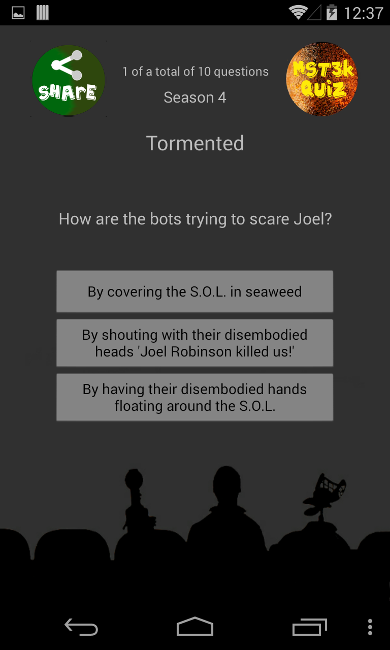 Android application MST3K Quiz screenshort