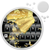 Black Elegant Butterfly Keyboard icon