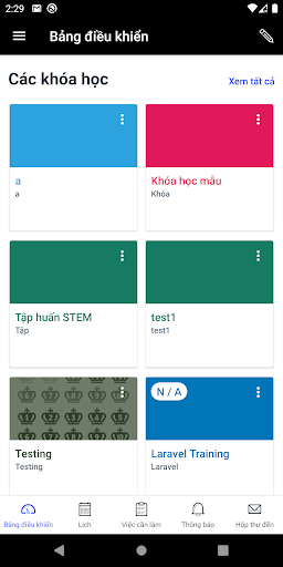 Android application VNA Student screenshort