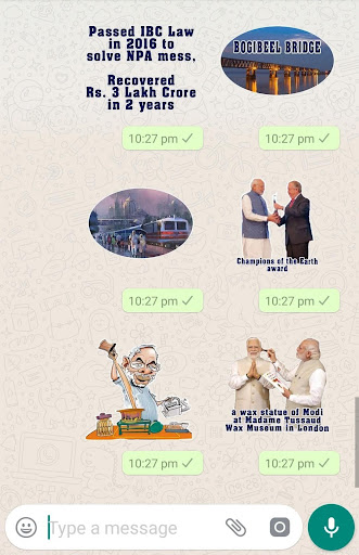 NaMo Stickers for Whatsapp Screen 2