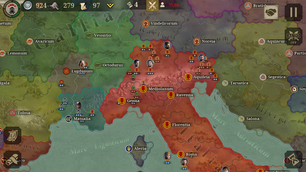 Great Conqueror: Rome War Game banner