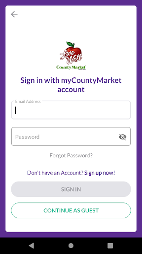 Screenshot of Live Well by myCountyMarket